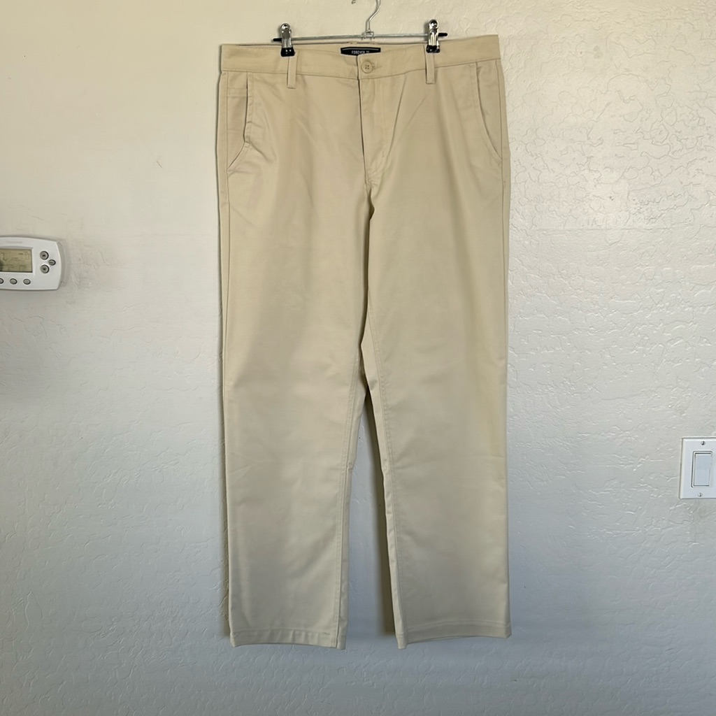Brand New Cream Forever 21 Pants Size 33